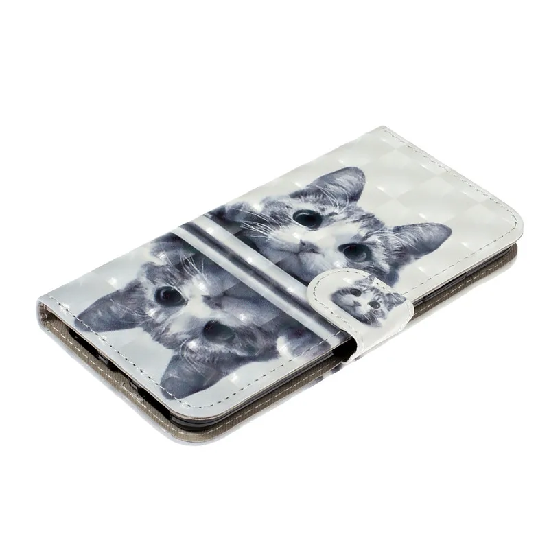 Кожаный чехол-книжка для Coque Xiaomi Redmi 6, чехол для Fundas Xiaomi Redmi 6 Pro, чехол с 3D кошкой, магнитным бумажником, чехол для телефона s