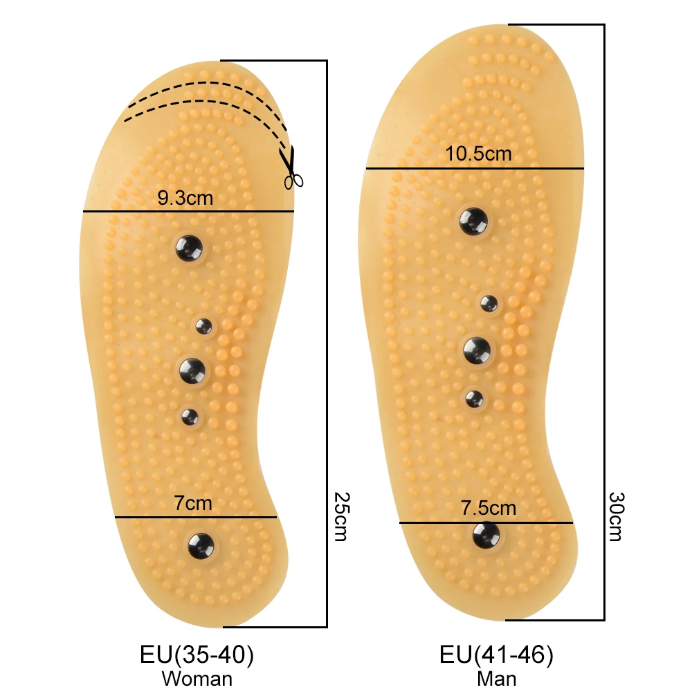 Elino магнитные терапевтические массажные стельки для мужчин женщин