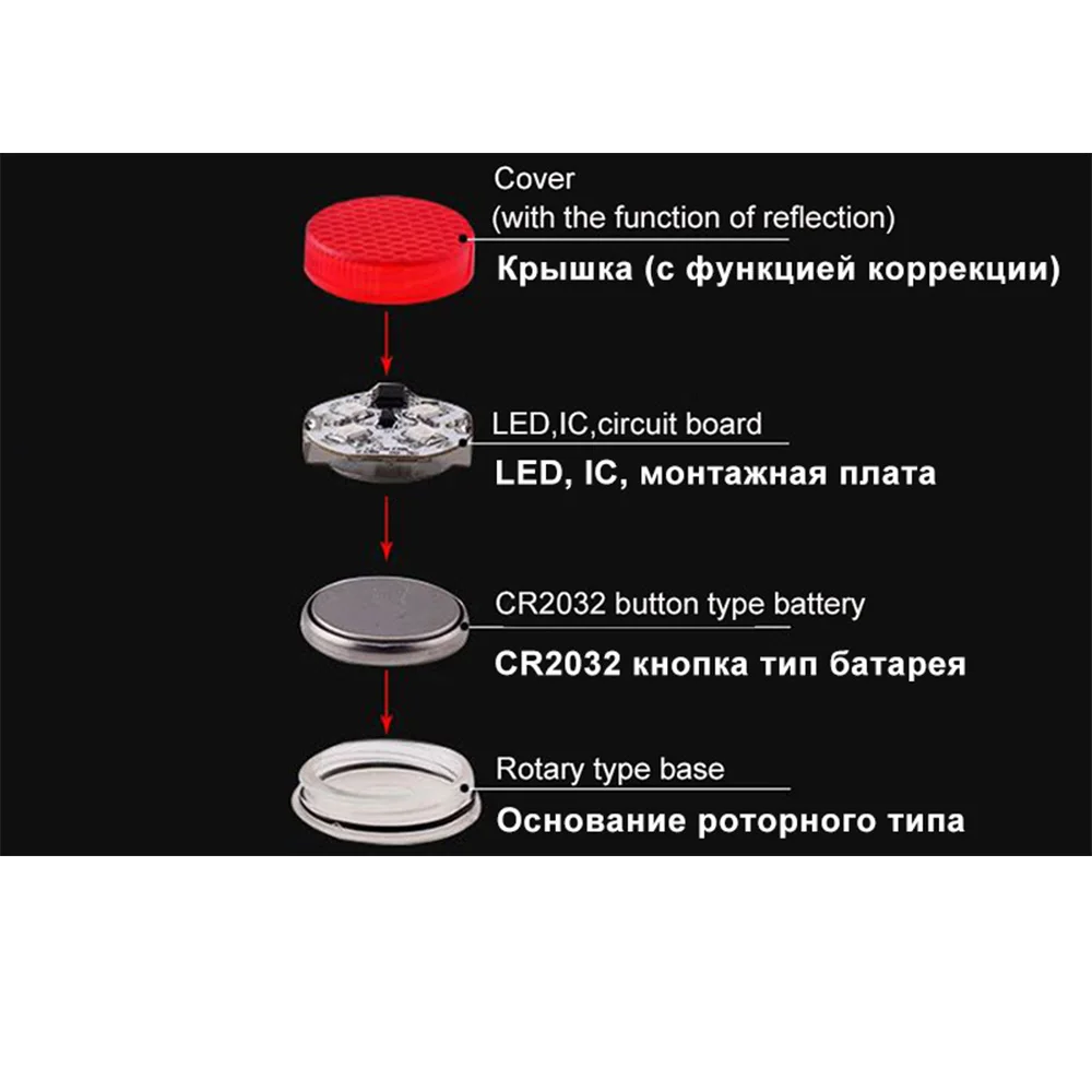 2018 4 шт. светодиодная беспроводная сигнальная лампа для межкомнатных дверей