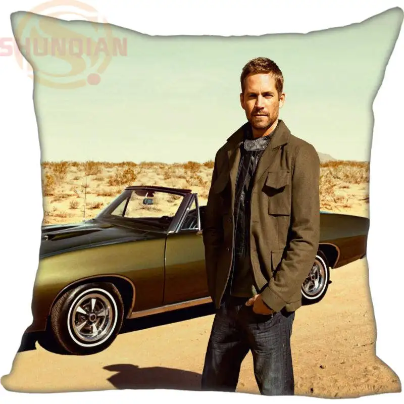 Модная бутиковая Наволочка на заказ новинка Paul Walker квадратная наволочка форсаж