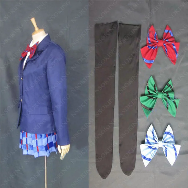 Люблю жить! LoveLive! Tojo Nozomi школьная форма Yazawa Nico Ayase Eli карнавальный костюм Anysize|eli
