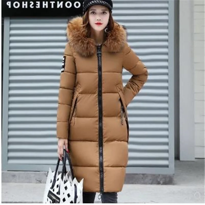 Куртка женская длинная теплая хлопок с капюшоном MC19|Женские парки| |