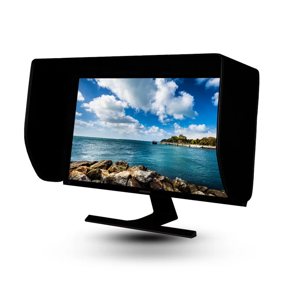 Ilooker 28E 28 дюймов ЖК-дисплей светодиодный Мониторы Гуд Зонт sunhood для Dell HP ViewSonic Philips