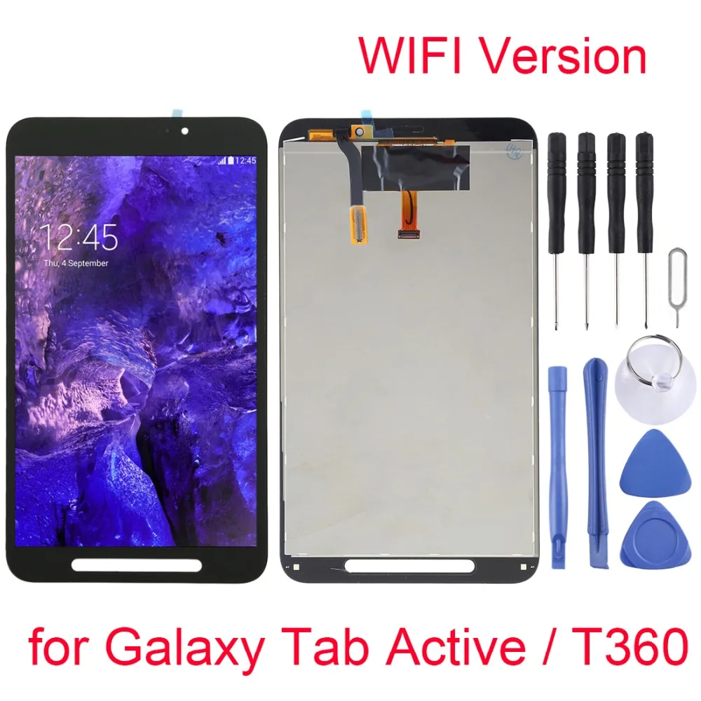 Для Galaxy Tab Active/T360 ЖК-экран и дигитайзер полная сборка для Galaxy Tab Active/T360(wifi версия)(черный