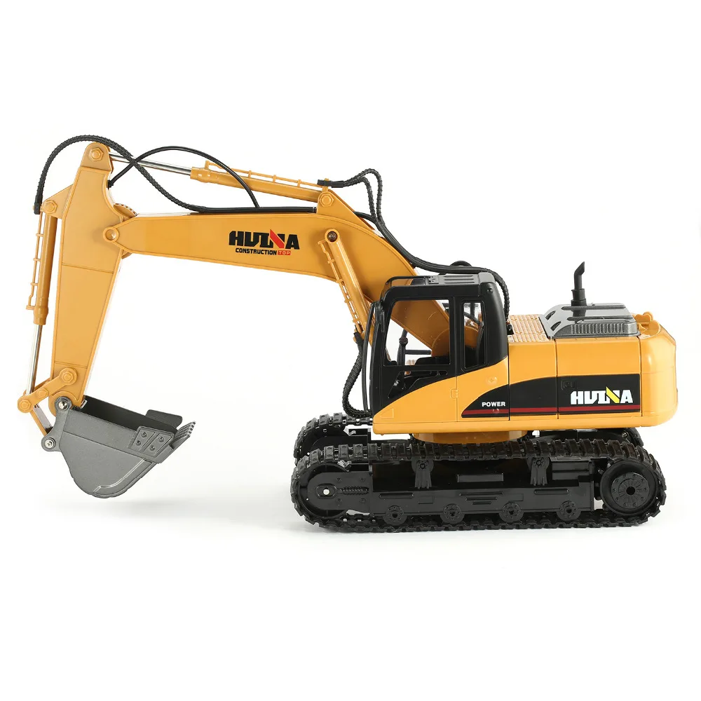 HuiNa 1550 RC гусеничный комплект 15 каналов 2 4G 1/14 металлический экскаватор зарядка