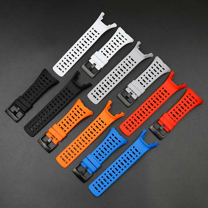 Men's Silicone Strap for SUUNTO AMBIT 2S2R3S3R3PEAK Women's Sports Waterproof Rubber Strap Buckle