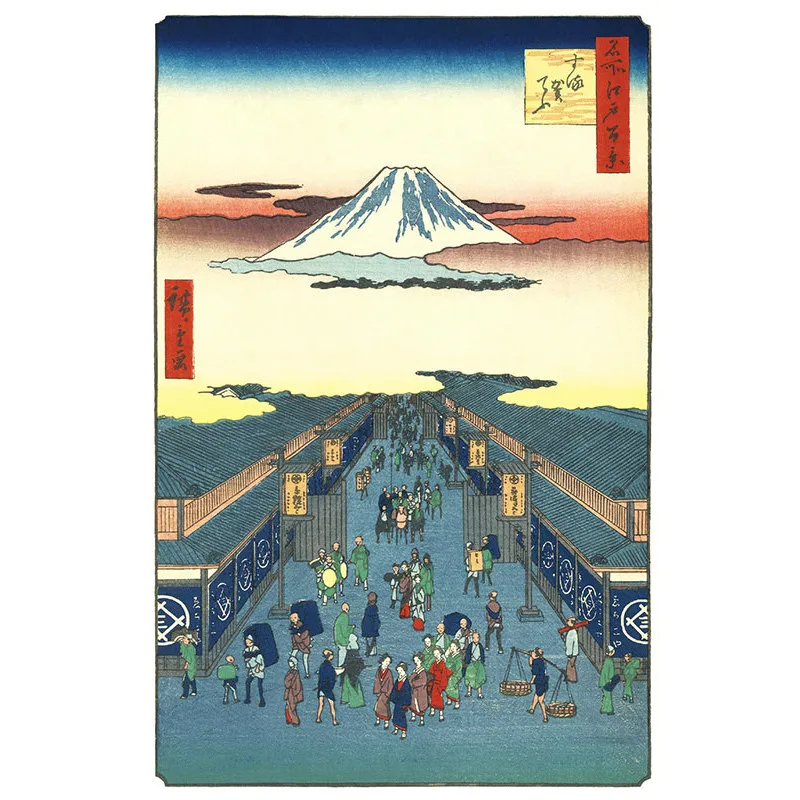 112 шт./компл. Ukiyo e Художественная открытка от хирошиджа утагава укийое винтажная s