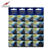 20pcs4pack wama rechargeable lir2032 button cell batteries lithium li ion 40mah 3 6v coin battery replace cr2032 br2032 new