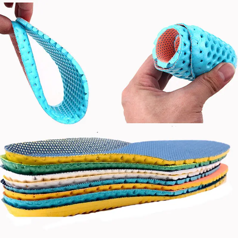 1pair Stretch Breathable Deodorant Shoe Running Cushion Height Increasing Sport Insoles Pad Insert Arch Support 35-46 Size | Обувь