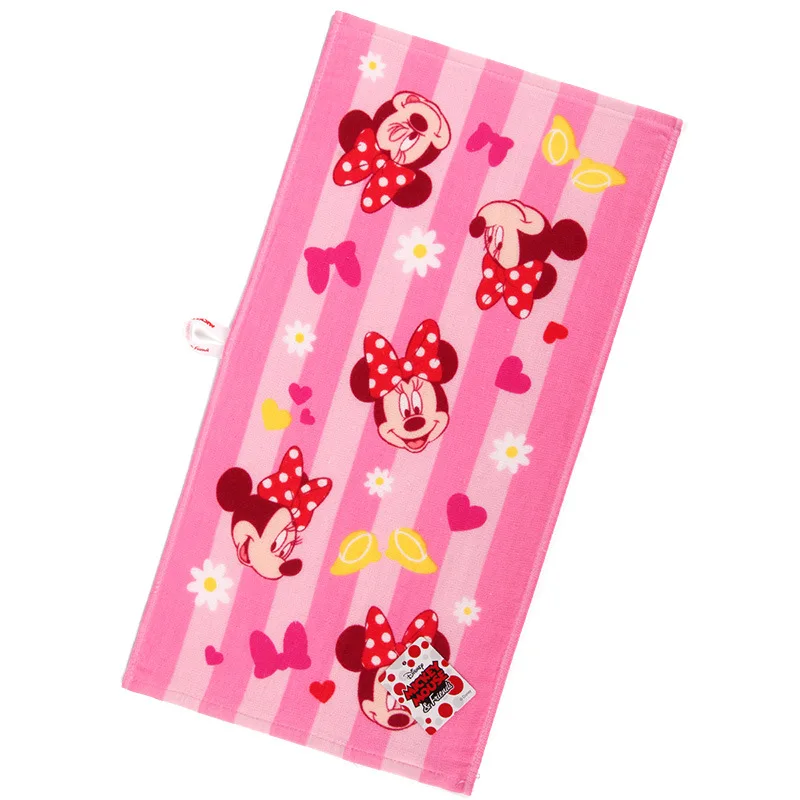 Детские хлопковые полотенца Disney FaceTowel 25x50 см мягкие Мультяшные носовые платки