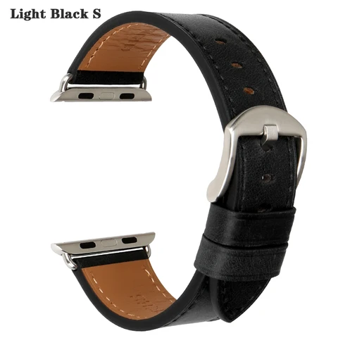 Ремешок MAIKES из натуральной кожи для Apple Watch 45 мм 41 мм 42 мм 38 мм 44 мм 40 мм серии 7 6 SE 5 4 3 для iWatch