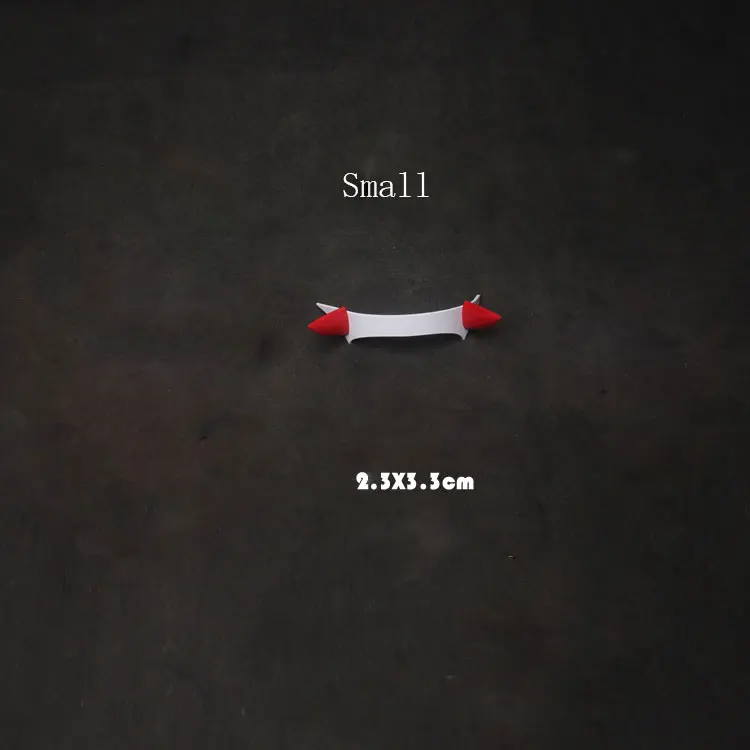 small DARLING In The FRANXX Zero Two 02 повязка на голову Devil Horn Hairband Косплей Опора прекрасный головной убор подарок на Хэллоуин - Цвет: small