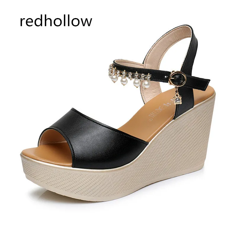 Модная женская обувь туфли лодочки на высоком каблуке босоножки танкетке с