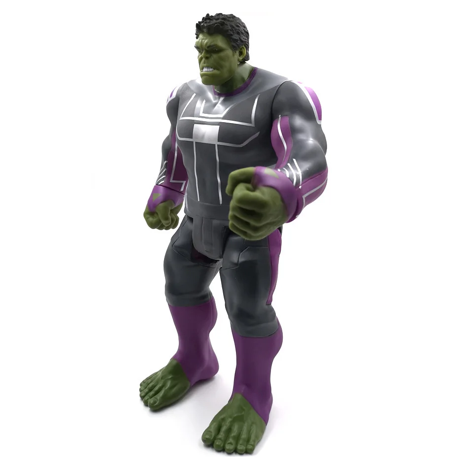30 см Marvel Мстители 4 конечная игра игрушка танос Халк человек паук Железный человек Тор Росомаха Черная пантера Веном фигурка ребенка