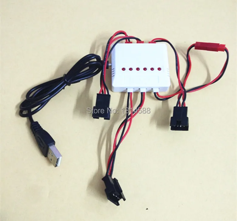 

U818S UDI четыре оси Запчасти для самолета Зарядное устройство USB 1 Зарядка 3 балансирующее зарядное устройство UDI902 UDI001 UDI008 зарядное устройство для лодки