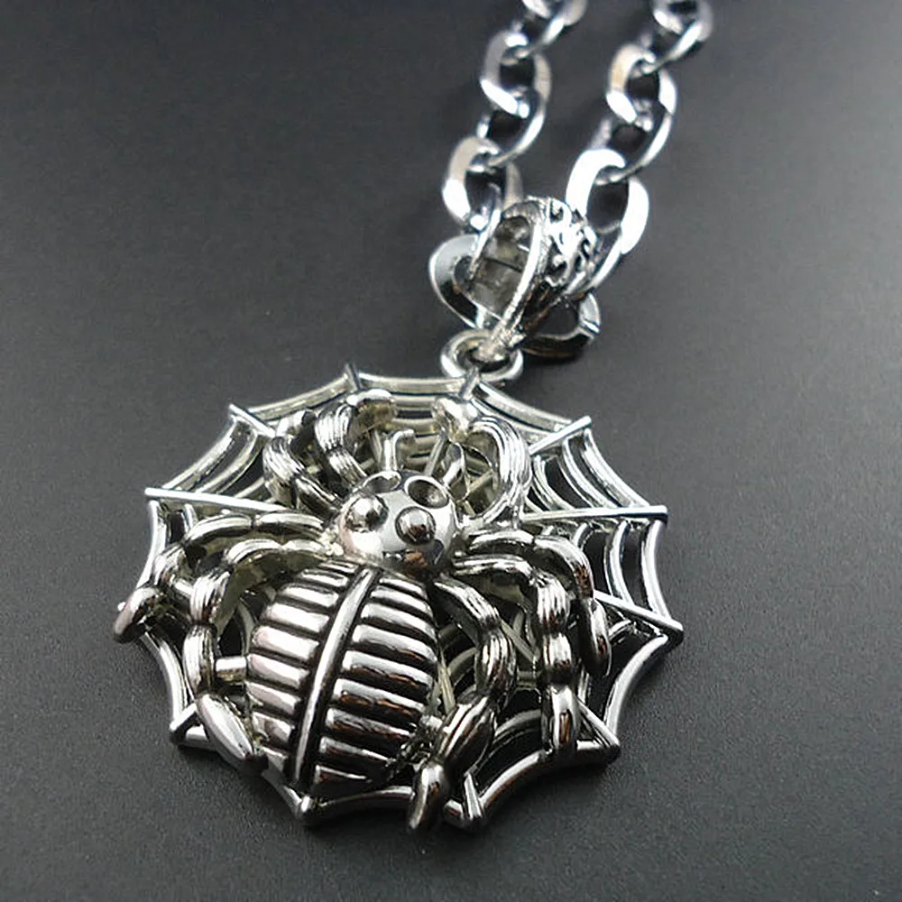 Новое поступление модная винтажная длинная цепь из сплава крутая паутина