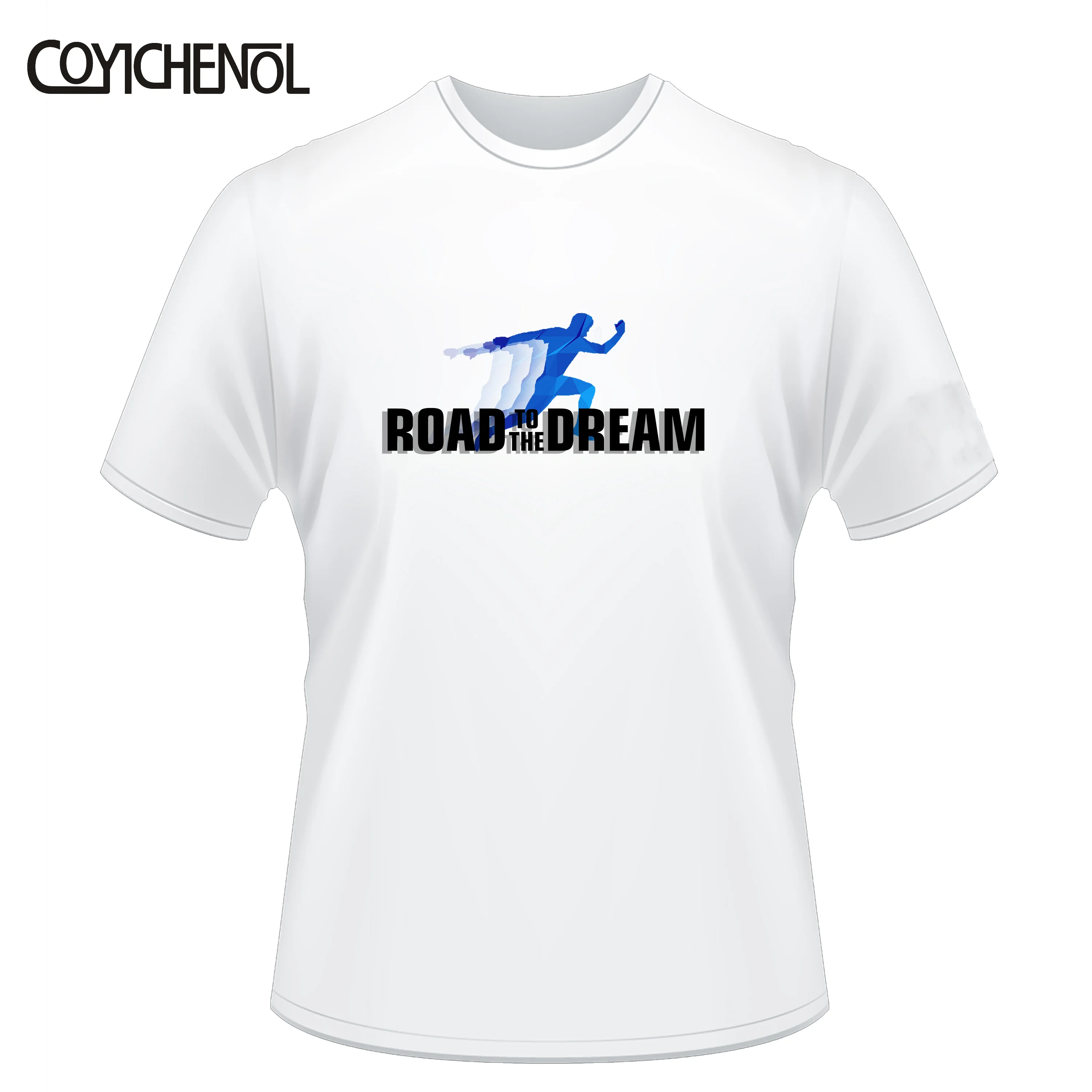 Женская футболка с круглым вырезом и короткими рукавами Road to the dream большие