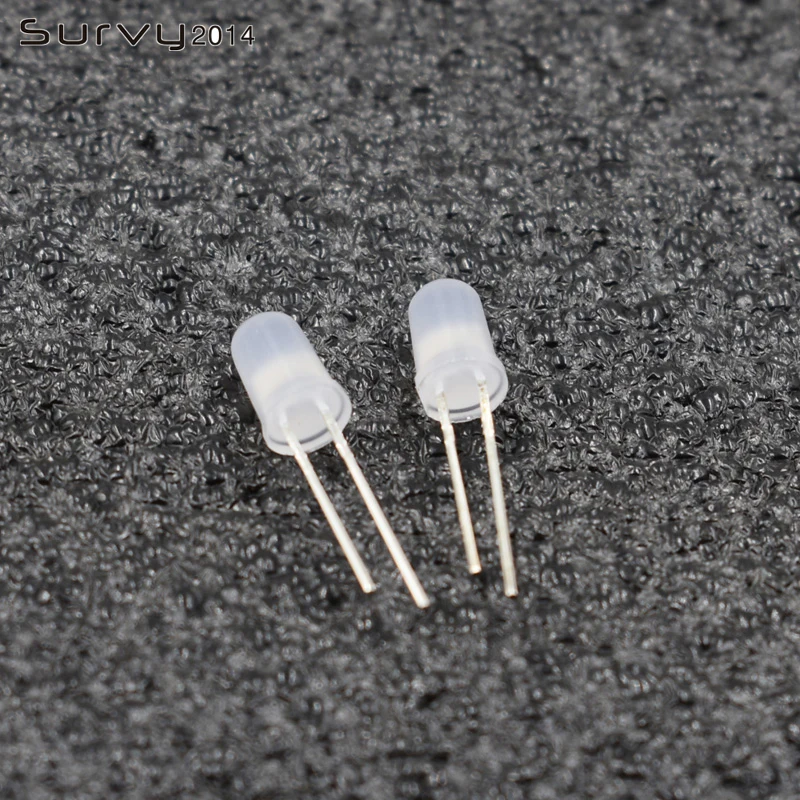 20/50/100 шт 5 мм круглый RGB 2Pin медленная вспышка светодиодный светильник красного, зеленого и синего цвета молочно-белого цвета