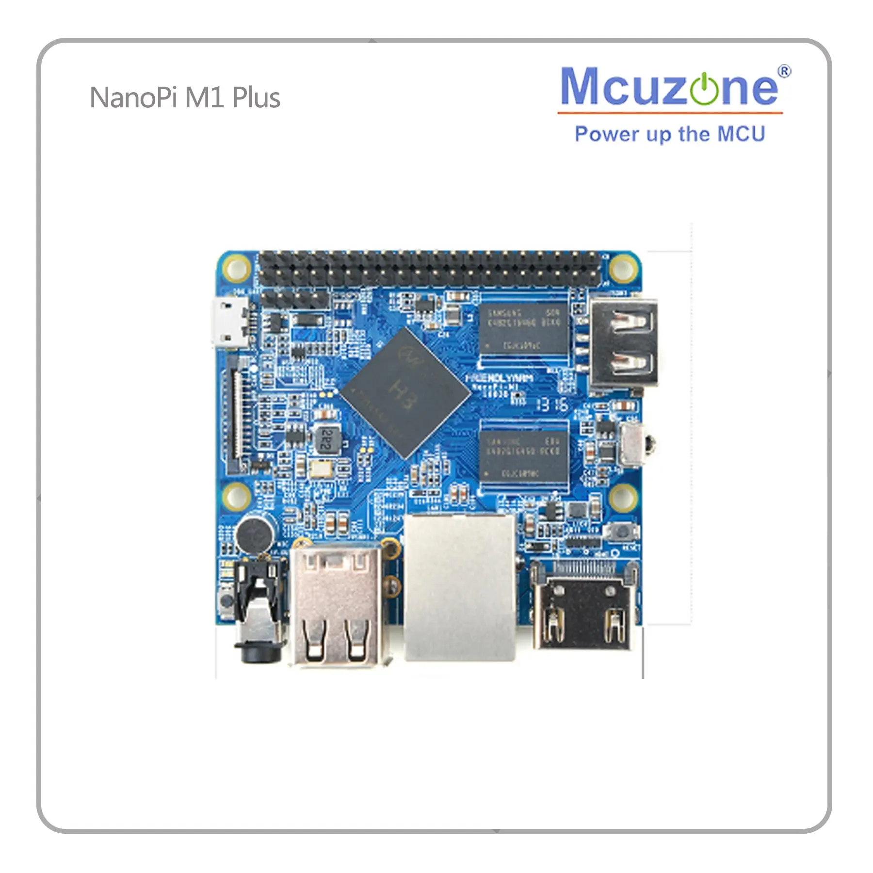 Четырехъядерный процессор Cortex-A7 NanoPi M1 Plus (1 2 ГГц 1 Гб оперативной памяти DDR3 8 eMMC) +