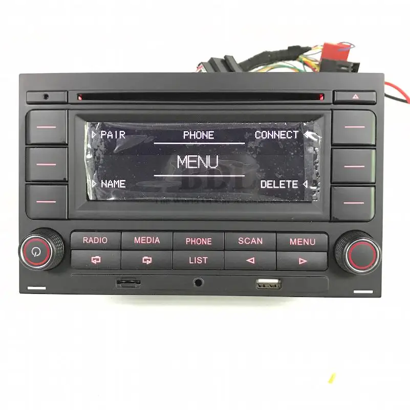 BODENLA Автомагнитола RCN210 CD-плеер USB MP3 AUX Bluetooth для VW Golf Jetta MK4 Passat B5 Polo 9N