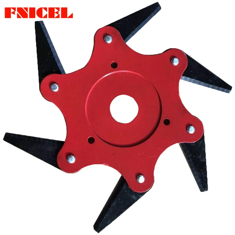 FNICEL 6T мощная головка для триммера для травы, Легкая резка для кустореза, запчасти для инструментов для ремонта сада, части для кустореза