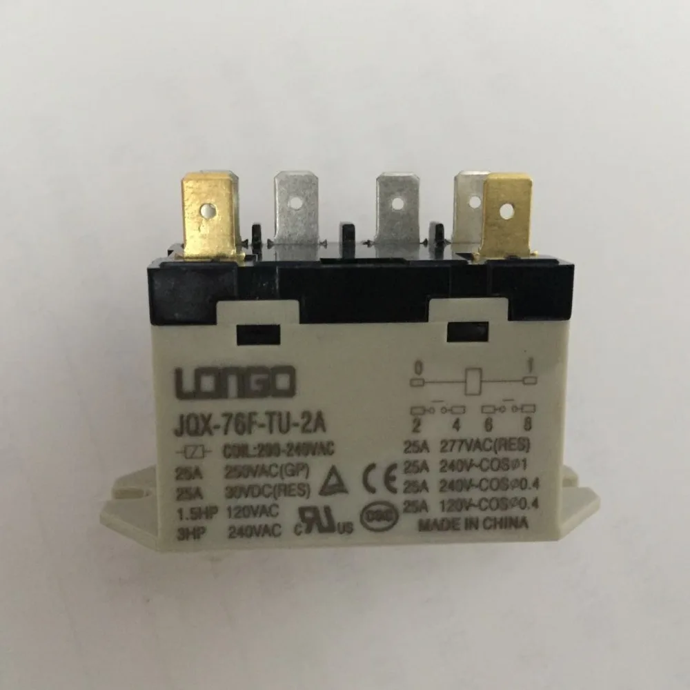 1 шт. Longo JQX 76F TU 2A 25A реле питания 24VDC/12VDC/110VDC/220VAC|Реле| |