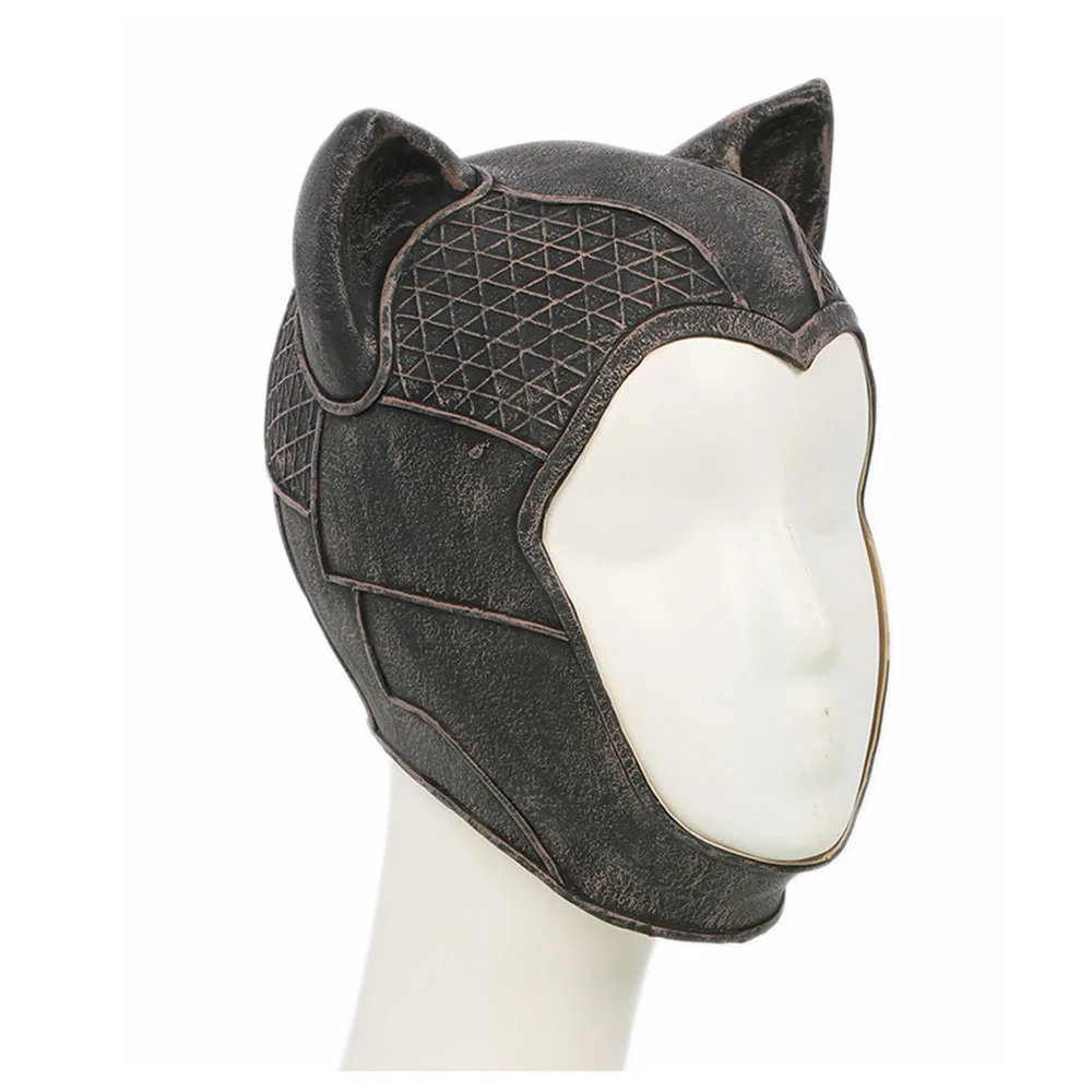 XCOSER маска женщина-кошка игра Бэтмен Аркхэм рыцарь косплей реквизит латекс милый