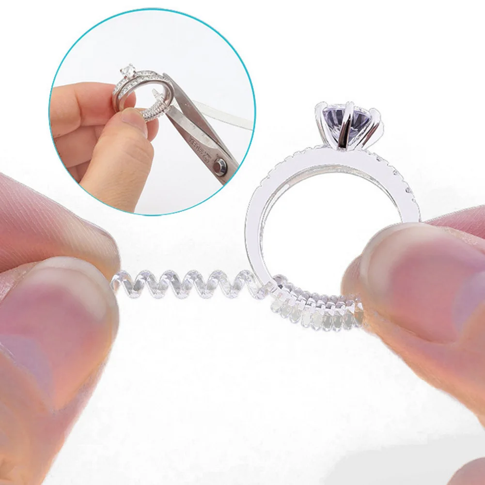 6 шт. спиральные запасные части приспособление для регулировки размера кольца