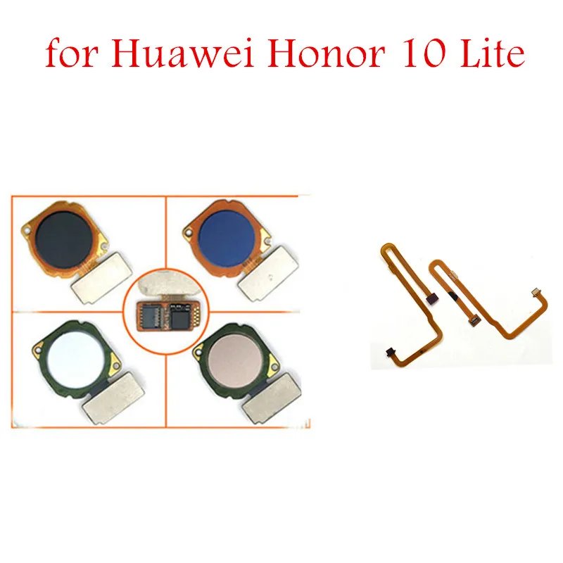 Сканер отпечатков пальцев для Huawei Honor 10 Lite гибкий кабель кнопки Домой датчик