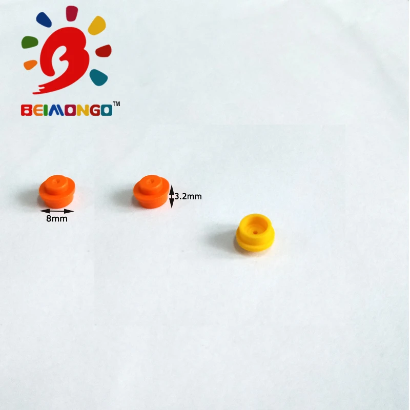 Бесплатная доставка! BEIMONGO блок пластина 1x1 круглые строительные блоки 200 шт. Edu и