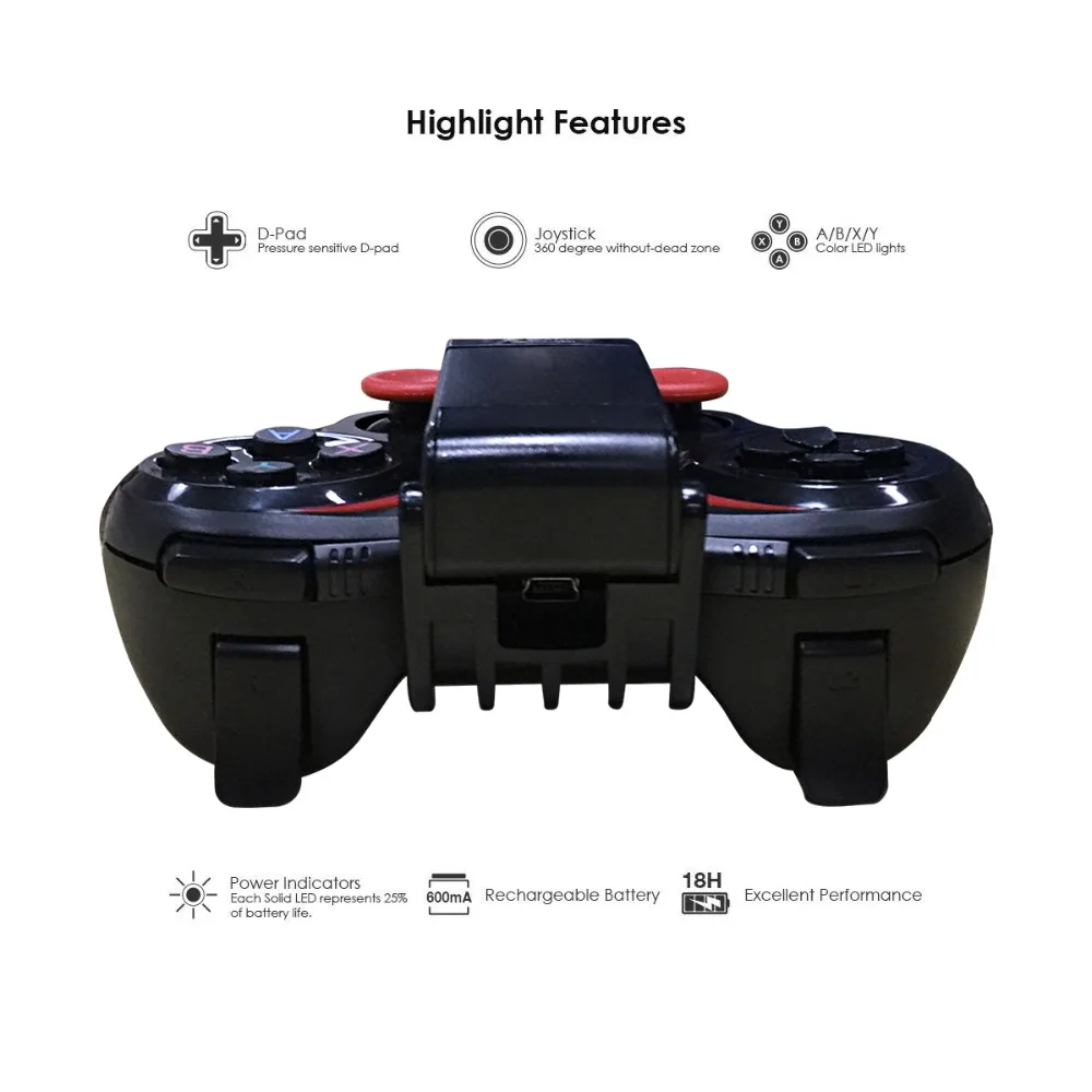 Беспроводной джойстик Bluetooth игровой контроллер для PS3 Пульт дистанционного