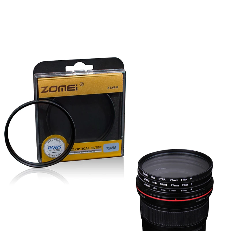 Фильтр ZOMEI Star для объектива камеры 52 мм 55 58 62 67 72 77 82 фильтр Nikon | Электроника