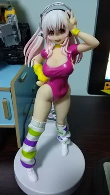 Японское Оригинальное Аниме Фигурка Супер SONICO 80 s ver фигурка Коллекционная модель игрушки для мальчиков