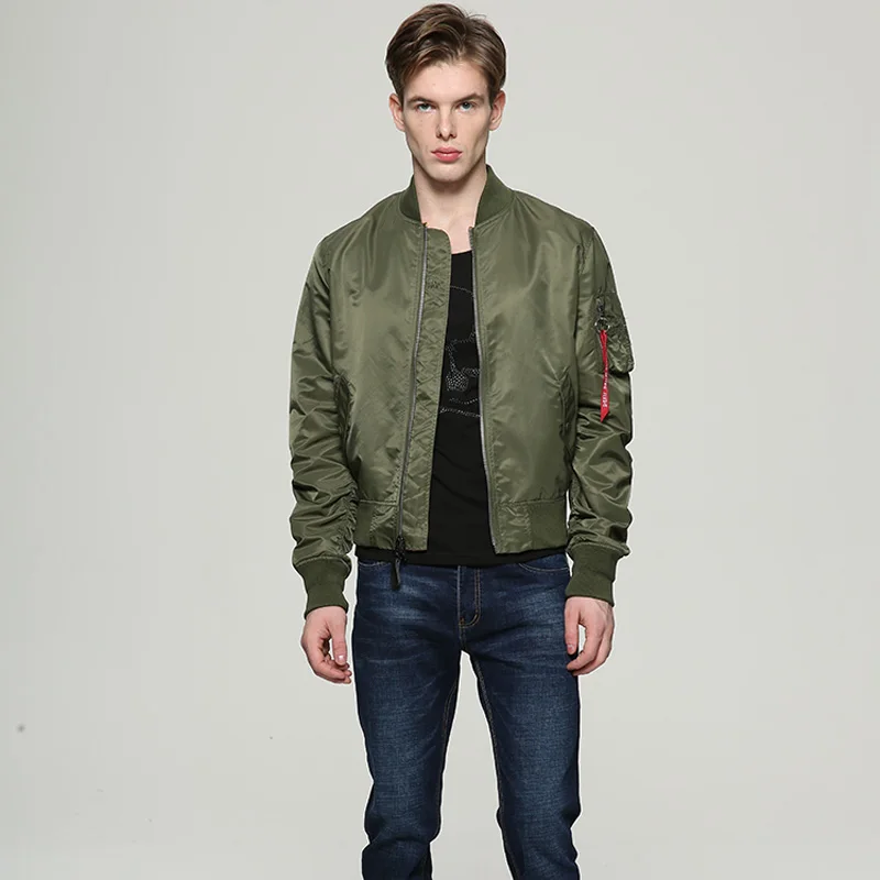 Куртка-бомбер MA1 Мужская/Женская Классическая верхняя одежда для пар летная