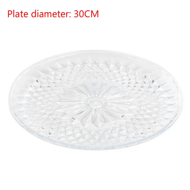 3-Layer Detachable Plastic Cake Fruit Storage Tray Desktop Snack Food Storage Shelf Household Party Wedding Decors Organization - Цвет: 8