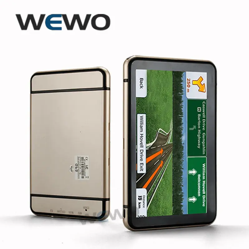 7 дюймов автомобиль грузовик GPS навигации с 256 МБ оперативной памяти 8 ГБ Flashroom