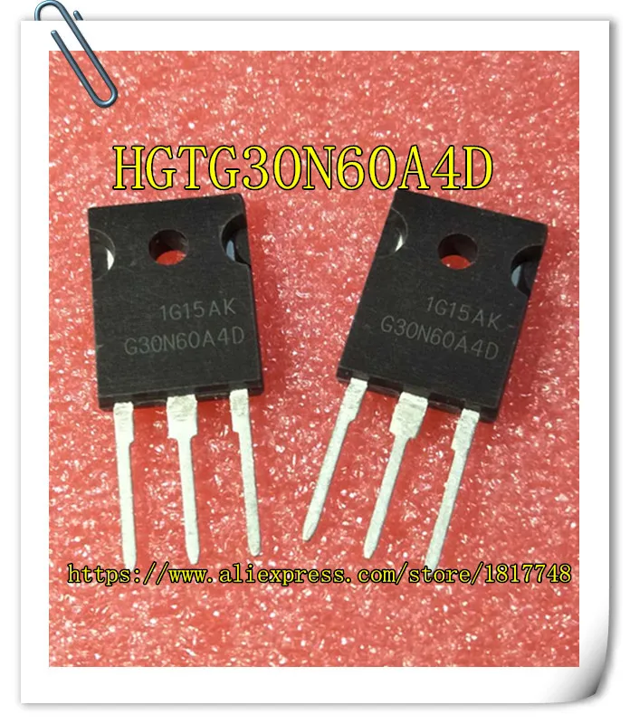 Бесплатная доставка 10 шт. HGTG30N60A4D HGTG30N60A G30N60A4D 30N60A Fairchild IGBT N CH SMPS 600V 60A TO 247|Аксессуары
