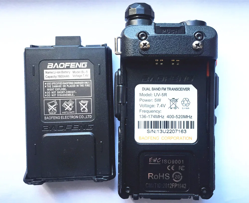 Новая UV-5R портативная рация профессиональная CB радиостанция Baofeng UV5R трансивер 5 Вт VHF UHF портативный UV 5R охотничий радиоприемник