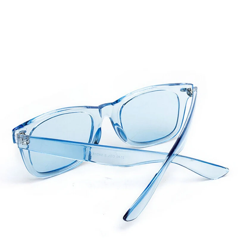 Лидер продаж 2015 брендовые солнцезащитные очки унисекс с квадратной прозрачной