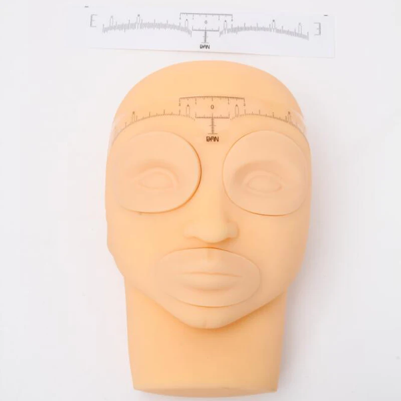 Профессиональный Перманентный макияж микроблейдинг линейка для бровей