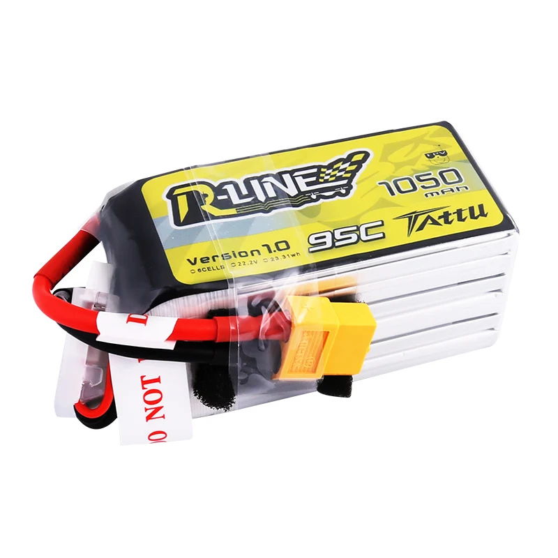 Ace Tattu R Line 1 0 LiPo аккумуляторная батарея 1050/1300/1550mAh 95C 14 8 V 22 2 4S1P 6S1P RC FPV гоночный Дрон