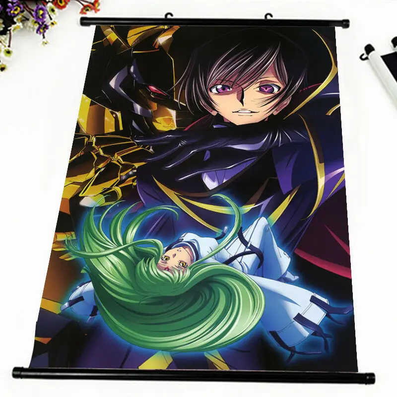 Аниме постер новый аниме код GEASS Сексуальная стена прокрутка печатная картина