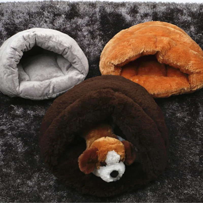 

Washable Pet Small Dog Kennel Uncovered Pets Nest Yurts Cat House Warm Fossa Foldable For Four Seasons Puppy Sofa Bed Supplies