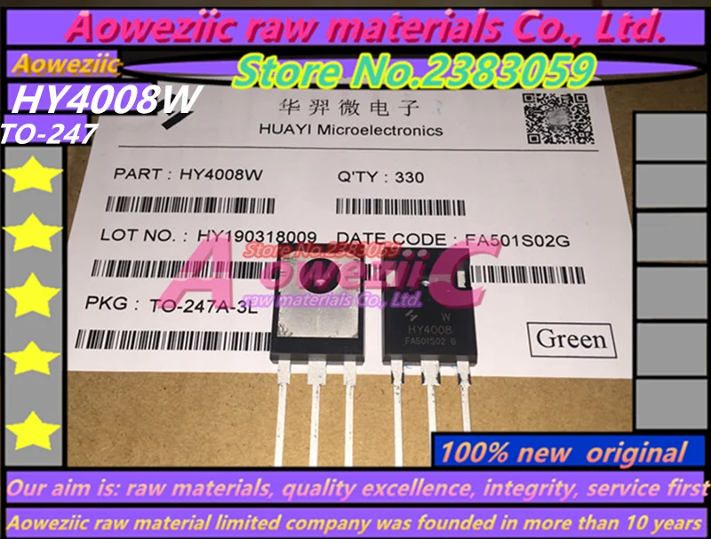 Aoweziic+ 2 шт-4 шт HY4008 HY4008W MOSFET 80 в 200A TO-247 инвертор ультра чип