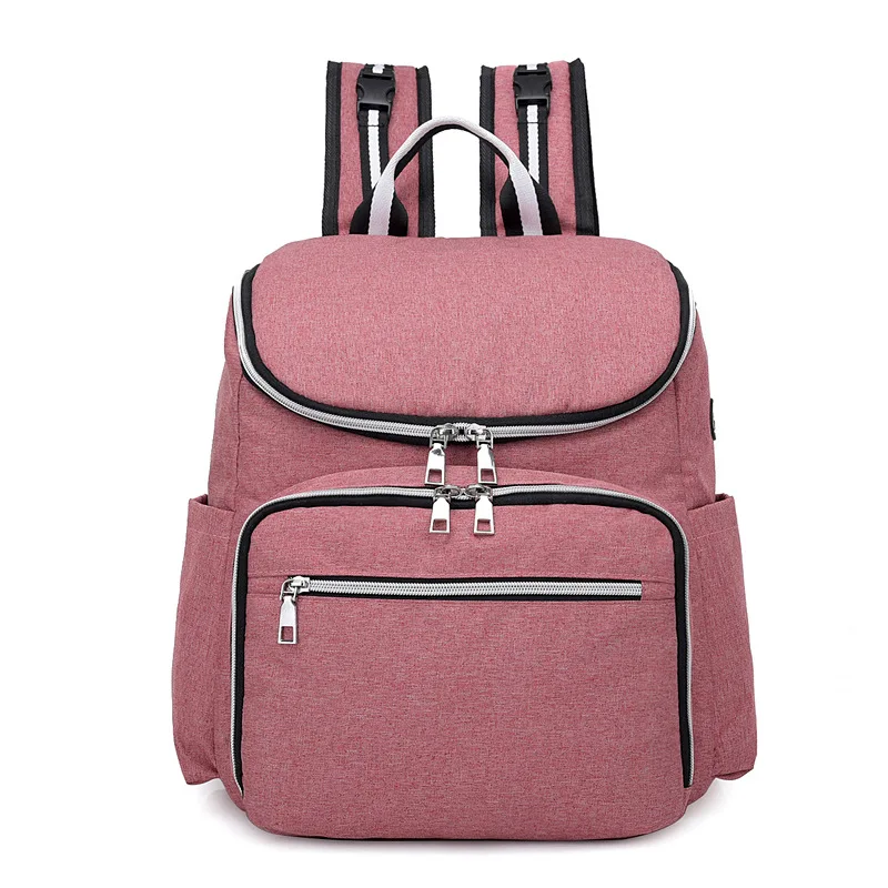 Pink TI161 Рюкзак для мам, пеленок, сумки для ухода за детьми, красочные многофункциональные уличные коляски, дорожные коляски, пеленки для ухода за детьми, рюкзак для подгузников - Цвет: Pink TI161