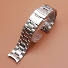 Ремешок для часов из нержавеющей стали, 18202224 мм