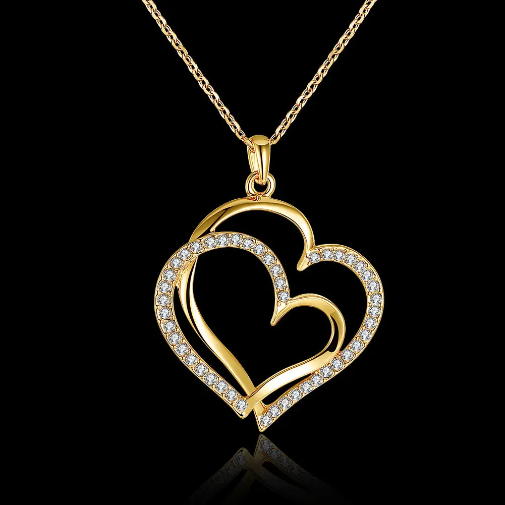 Для женщин jewelry Подвески Ожерелья для мужчин Чешский горный хрусталь двойной