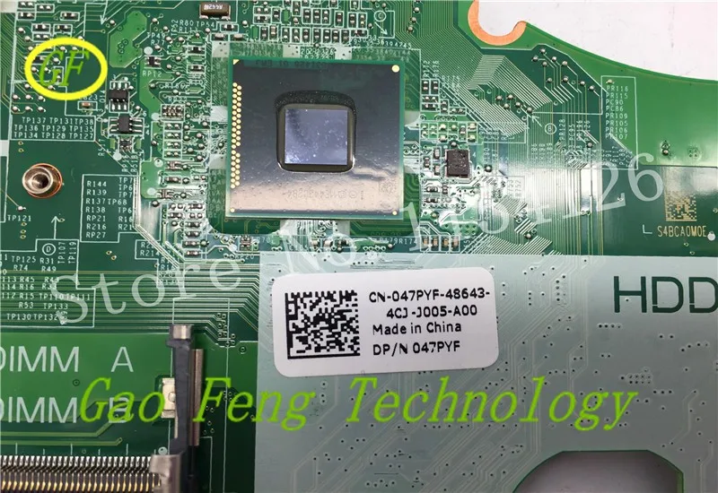 CN-047PYF DA0AM7MB8D0 материнская плата для ноутбука DELL 7447 047PYF SR1PX I7-4710HQ DRR3