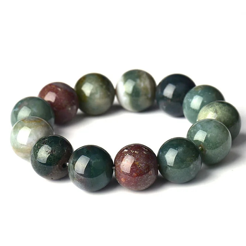 Круглый браслет из 100% натурального камня индийский оникс женские и мужские