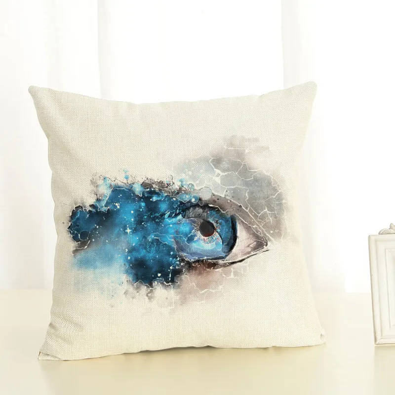 Наволочка с рисунком наволочка из хлопка и льна для дивана домашний декор Capa De